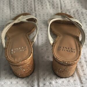 Donald J. Pliner Women's White and Tan Sandals